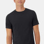 Hanes Mens Cool Dri Moisture Wicking Cotton Touch Short Sleeve Crewneck T-Shirt - Black - New