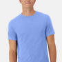 Hanes Mens Cool Dri Moisture Wicking Cotton Touch Short Sleeve Crewneck T-Shirt - Carolina Blue - New