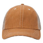 Valucap Hats Mens Contrast Stitch Adjustable Hat - Golden Brown/Khaki - New
