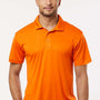 AllPro Mens Pro Lock Performance Moisture Wicking Short Sleeve Polo Shirt - Neon Orange - Coming Soon