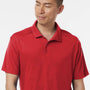 AllPro Mens Pro Lock Performance Moisture Wicking Short Sleeve Polo Shirt - Red - Coming Soon