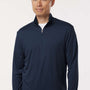 AllPro Mens Pro Lock Performance Moisture Wicking 1/4 Zip Sweatshirt - Navy Blue - Coming Soon