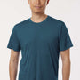 AllPro Mens Pro Lock Performance Moisture Wicking Short Sleeve Crewneck T-Shirt - Atlantic Blue - Coming Soon