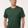 AllPro Mens Pro Lock Performance Moisture Wicking Short Sleeve Crewneck T-Shirt - Forest Green - Coming Soon