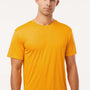 AllPro Mens Pro Lock Performance Moisture Wicking Short Sleeve Crewneck T-Shirt - Gold - Coming Soon