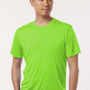 AllPro Mens Pro Lock Performance Moisture Wicking Short Sleeve Crewneck T-Shirt - Lime Green - Coming Soon