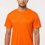 AllPro Mens Pro Lock Performance Moisture Wicking Short Sleeve Crewneck T-Shirt - Neon Orange - Coming Soon