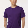 AllPro Mens Pro Lock Performance Moisture Wicking Short Sleeve Crewneck T-Shirt - Purple - Coming Soon