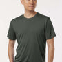 AllPro Mens Pro Lock Performance Moisture Wicking Short Sleeve Crewneck T-Shirt - Smoke Grey - Coming Soon