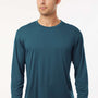 AllPro Mens Pro Lock Performance Moisture Wicking Long Sleeve Crewneck T-Shirt - Atlantic Blue - Coming Soon