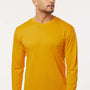 AllPro Mens Pro Lock Performance Moisture Wicking Long Sleeve Crewneck T-Shirt - Gold - Coming Soon