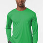 AllPro Mens Pro Lock Performance Moisture Wicking Long Sleeve Crewneck T-Shirt - Kelly Green - Coming Soon