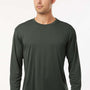 AllPro Mens Pro Lock Performance Moisture Wicking Long Sleeve Crewneck T-Shirt - Smoke Grey - Coming Soon