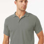 AllPro Mens Wrinkle Resistant Pique Short Sleeve Polo Shirt - Greystone - Coming Soon