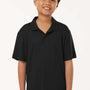 AllPro Youth Pro Lock Performance Moisture Wicking Short Sleeve Polo Shirt - Black - Coming Soon