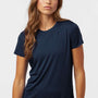 AllPro Womens Pro Lock Performance Moisture Wicking Short Sleeve Crewneck T-Shirt - Navy Blue - Coming Soon
