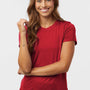 AllPro Womens Pro Lock Performance Moisture Wicking Short Sleeve Crewneck T-Shirt - Red - Coming Soon