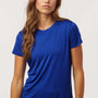 AllPro Womens Pro Lock Performance Moisture Wicking Short Sleeve Crewneck T-Shirt - Royal Blue - Coming Soon