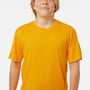 AllPro Youth Pro Lock Performance Moisture Wicking Short Sleeve Crewneck T-Shirt - Gold - Coming Soon