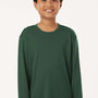 AllPro Youth Pro Lock Performance Moisture Wicking Long Sleeve Crewneck T-Shirt - Forest Green - Coming Soon