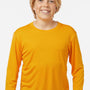 AllPro Youth Pro Lock Performance Moisture Wicking Long Sleeve Crewneck T-Shirt - Gold - Coming Soon