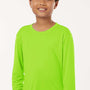 AllPro Youth Pro Lock Performance Moisture Wicking Long Sleeve Crewneck T-Shirt - Lime Green - Coming Soon
