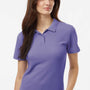 AllPro Womens Wrinkle Resistant Pique Short Sleeve Polo Shirt - Violet Purple - Coming Soon