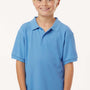 AllPro Youth Wrinkle Resistant Pique Short Sleeve Polo Shirt - Carolina Blue - Coming Soon