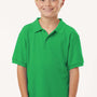 AllPro Youth Wrinkle Resistant Pique Short Sleeve Polo Shirt - Kelly Green - Coming Soon
