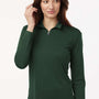 AllPro Womens Pro Lock Performance Moisture Wicking 1/4 Zip Sweatshirt - Forest Green - Coming Soon