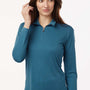 AllPro Womens Pro Lock Performance Moisture Wicking 1/4 Zip Sweatshirt - Pacific Blue - Coming Soon