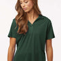 AllPro Womens Pro Lock Performance Moisture Wicking Short Sleeve Polo Shirt - Forest Green - Coming Soon