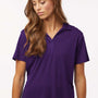 AllPro Womens Pro Lock Performance Moisture Wicking Short Sleeve Polo Shirt - Purple - Coming Soon
