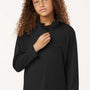 AllPro Youth Pro Lock Performance Moisture Wicking 1/4 Zip Sweatshirt - Black - New