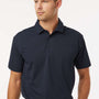 AllPro Mens Sorona Pro Flex Wrinkle Resistant Short Sleeve Polo Shirt - Navy Blue - New