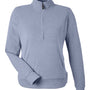 J America Womens Element Fleece 1/4 Zip Sweatshirt w/ Pockets - Navy Blue - Coming Soon
