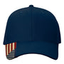 Kati Hats Mens USA Flag Mesh Adjustable Hat - Navy Blue/USA Mesh - New