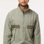 Columbia Mens Spire Valley UPF 50+ Full Zip Windbreaker Jacket - Safari Green/Stone Green - NEW