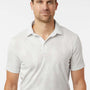 Adidas Mens Ultimate Textured Short Sleeve Polo Shirt - White - New