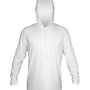 Anetik Mens Low Pro Tech Moisture Wicking Long Sleeve Hooded T-Shirt Hoodie w/ Pocket - Heather White - Coming Soon