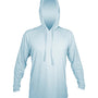 Anetik Mens Low Pro Tech Moisture Wicking Long Sleeve Hooded T-Shirt Hoodie w/ Pocket - Heather Sky Blue - Coming Soon