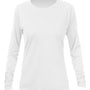 Anetik Womens Breeze Tech Moisture Wicking Long Sleeve Crewneck T-Shirt - Heather White - Coming Soon