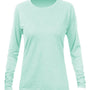 Anetik Womens Breeze Tech Moisture Wicking Long Sleeve Crewneck T-Shirt - Heather Seafoam Green - Coming Soon