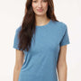 Anetik Womens Breeze Tech Moisture Wicking Short Sleeve Crewneck T-Shirt - Heather Bahama Blue - Coming Soon