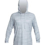 Anetik Mens Low Pro Tech Moisture Wicking Long Sleeve Hooded T-Shirt Hoodie w/ Pocket - Ice Blue Camo - Coming Soon