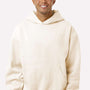 Independent Trading Company Mens Boulevard Heavyweight Hooded Sweatshirt Hoodie w/ Pouch Pocket - Bone - New