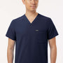 Jaanuu Unisex Holmes Everyday 1 Pocket V-Neck Scrub Top - Midnight Navy Blue - Coming Soon
