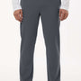 Jaanuu Mens Rhodes Everyday Moisture Wicking Straight Leg Scrub Pants w/ Pockets - Carbon Grey - New