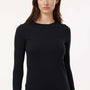 Jaanuu Womens RegenX Underscrub Moisture Wicking Long Sleeve Crewneck T-Shirt - Black - Coming Soon