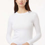 Jaanuu Womens RegenX Underscrub Moisture Wicking Long Sleeve Crewneck T-Shirt - White - Coming Soon